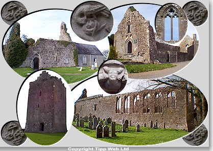 Historic Sites at Lorrha, County Tipperary.