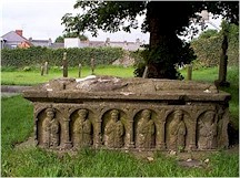 16th Century Norman Tomb, side view.
