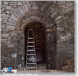 Romanesque doorway. 