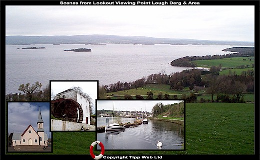 Scenes from Lookout Viewing Point Lough Derg & Area.